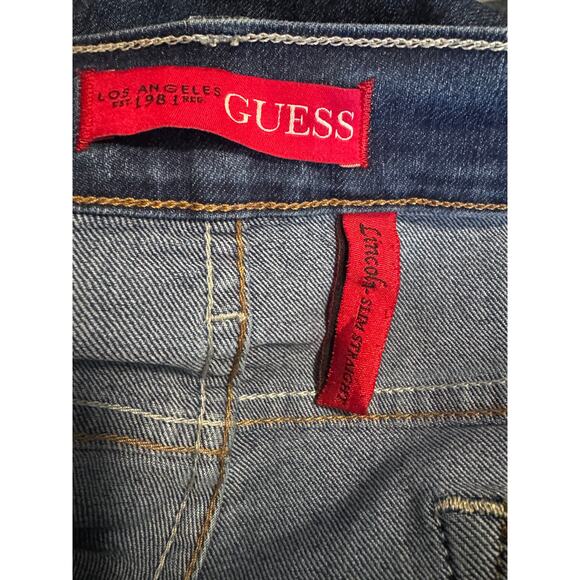 GUESS Jeans Men’s 36x30 Blue Denim – Y2K Streetwear Inspired, Retro 2000s Vibe - Picture 6 of 8